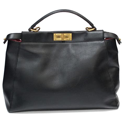 Fendi Black Vintage Bags, Handbags & Cases for sale 